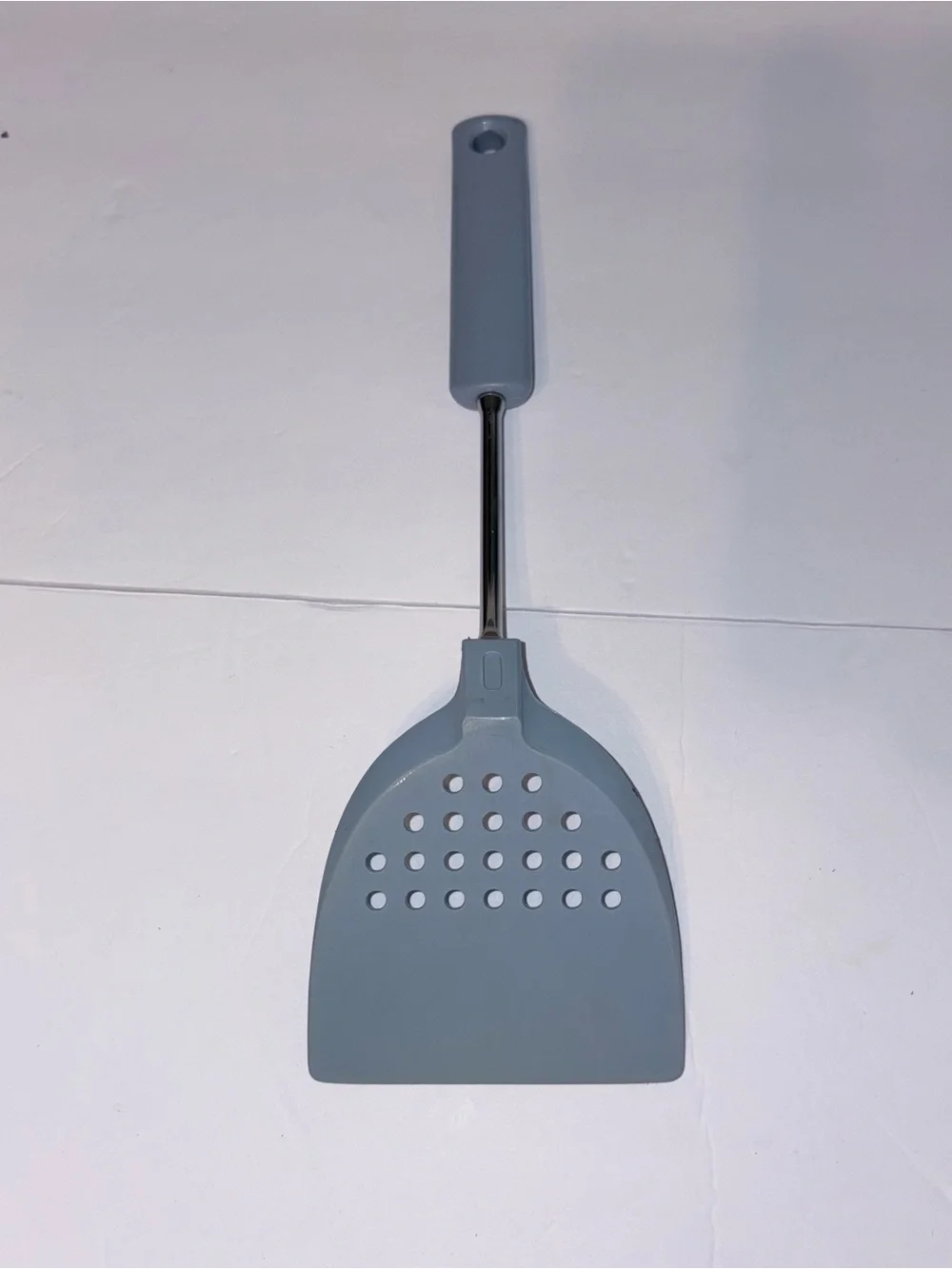 Gray Silicone Slotted Turner Spatula - Nonstick Safe